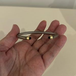 David Yurman cable bracelet black